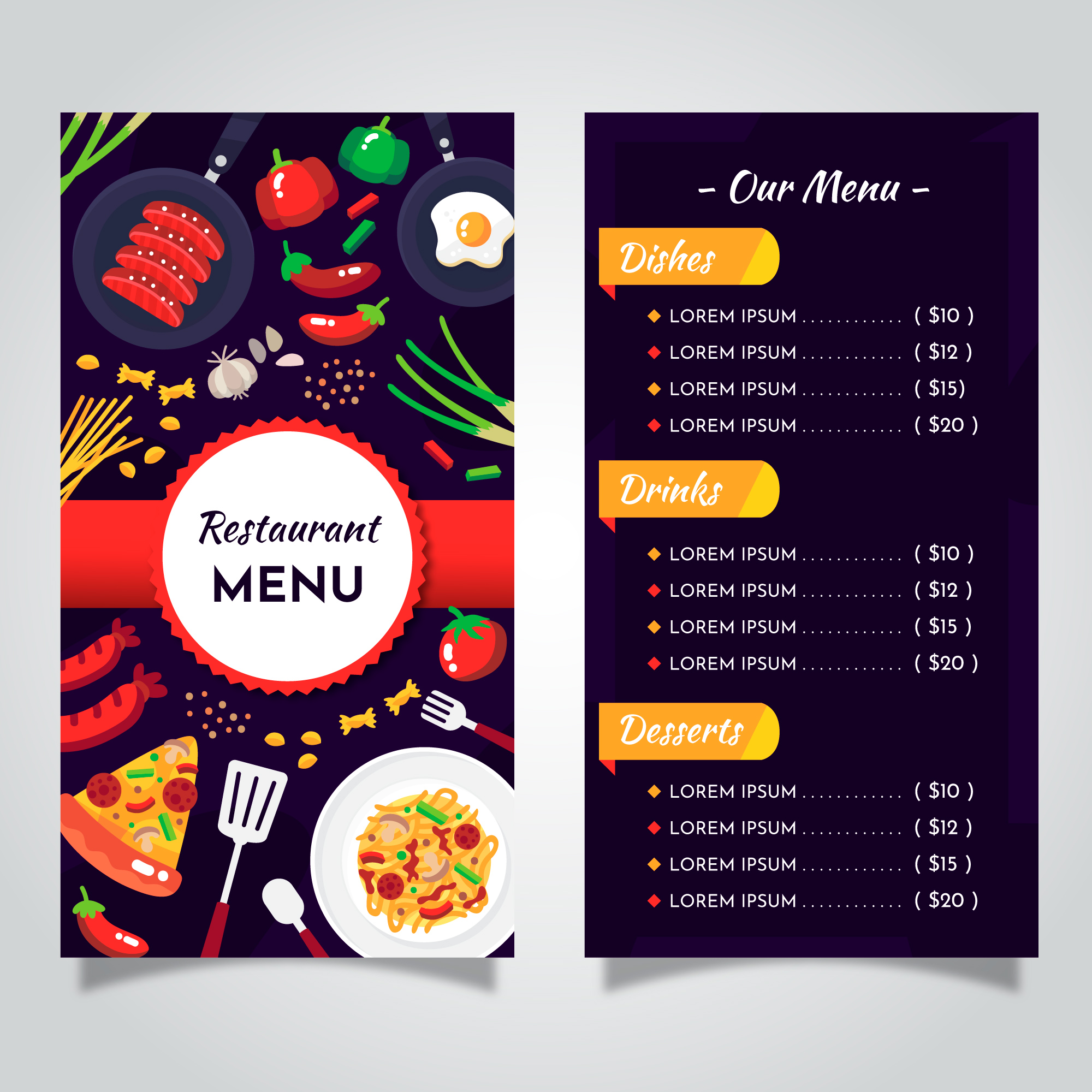 Menu Card Design